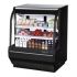 Turbo Air TCDD-48H-W(B)-N Curved Gass Front Refrigerated Deli Case